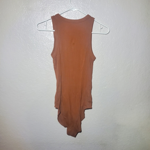 A new day Rust Orange Sleeveless Bodysuit M - Picture 8 of 9